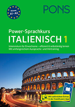 Kartonierter Einband PONS Power-Sprachkurs Italienisch 1 von 