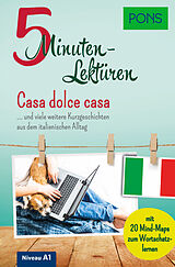 Kartonierter Einband PONS 5-Minuten-Lektüren Italienisch A1 - Casa dolce casa von 