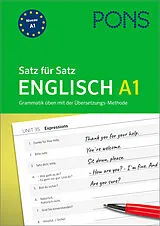 Kartonierter Einband PONS Satz für Satz Englisch A1 von 