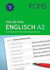 Kartonierter Einband PONS Satz für Satz Englisch A2 von