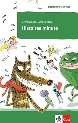 Kartonierter Einband Histoires minute von Bernard Friot