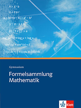 Kartonierter Einband Formelsammlung Mathematik Gymnasium, Mathematik und Physik von 