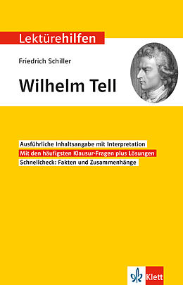 Kartonierter Einband Klett Lektürehilfen Friedrich Schiller, Wilhelm Tell von Herbert Becker