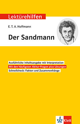Kartonierter Einband Klett Lektürehilfen E.T.A. Hoffmann, Der Sandmann von Peter Christian Giese