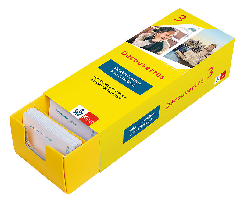 Découvertes 3 (ab 2020) - Vokabel-Lernbox zum Schulbuch 3. Lernjahr