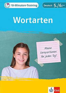 Geheftet Klett 10-Minuten-Training Deutsch Wortarten 5./6. Klasse von Gerhard Schwengler, Astrid Wiese