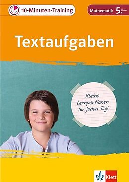Geheftet Klett 10-Minuten-Training Mathematik Textaufgaben 5. Klasse von 
