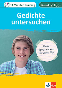 Geheftet Klett 10-Minuten-Training Deutsch Aufsatz Gedichte untersuchen 7./8. Klasse von Elke Hufnagel