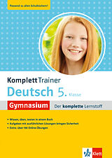 Kartonierter Einband Klett KomplettTrainer Gymnasium Deutsch 5. Klasse von Claus Gigl, Jens Sieberns