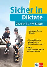 Kartonierter Einband Klett Sicher in Deutsch Diktate 5.-10. Klasse von