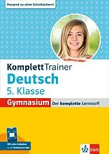 Kartonierter Einband Klett KomplettTrainer Gymnasium Deutsch 5. Klasse von 