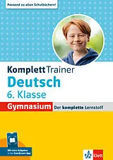Kartonierter Einband (Kt) Klett KomplettTrainer Gymnasium Deutsch 6. Klasse von 