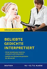 Kartonierter Einband (Kt) Beliebte Gedichte interpretiert. von Thomas Möbius