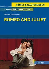 Gebunden Romeo and Juliet von William Shakespeare - Textanalyse und Interpretation von William Shakespeare