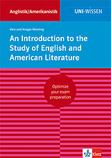 Kartonierter Einband Uni Wissen An Introduction to the Study of English and American Literature von Vera Nünning, Ansgar Nünning