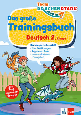Kartonierter Einband Klett Team Drachenstark: Das große Trainingsbuch Deutsch 2. Klasse von 