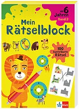 Kartonierter Einband Klett Mein Rätselblock ab 6 Jahren Band 2 von 