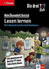 Kartonierter Einband Die drei ??? Kids: Mein Übungsheft Deutsch 1. Klasse - Lesen lernen von 