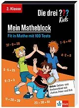 Kartonierter Einband Die drei ??? Kids: Mein Matheblock 2. Klasse von 