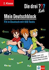 Kartonierter Einband Die drei ??? Kids: Mein Deutschblock 2. Klasse von 