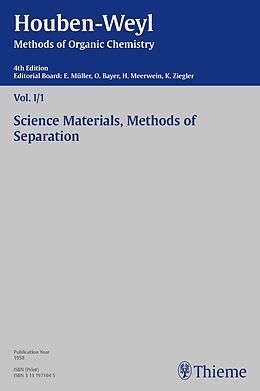 E-Book (pdf) Houben-Weyl Methods of Organic Chemistry Vol. I/1, 4th Edition von Walter R. Aehnelt, W. Auge, W. Becker