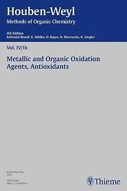 E-Book (pdf) Houben-Weyl Methods of Organic Chemistry Vol. IV/1b, 4th Edition von Adolf Friedrich, H. Wistuba, Hermann Küppers
