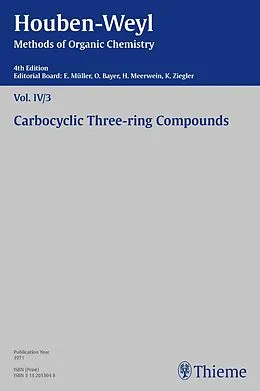 E-Book (pdf) Houben-Weyl Methods of Organic Chemistry Vol. IV/3, 4th Edition von Jürgen Fleischhauer, Karl Horst Metzger, Peter Müller