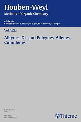 E-Book (pdf) Houben-Weyl Methods of Organic Chemistry Vol. V/2a, 4th Edition von Hans Fiesselmann, M. Zander, Volker Jäger