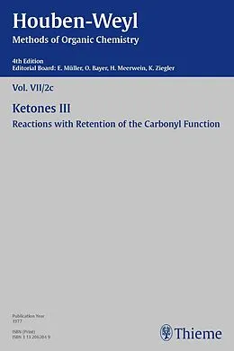 E-Book (pdf) Houben-Weyl Methods of Organic Chemistry Vol. VII/2c, 4th Edition von Roland Gipp, Harald Horstmann, Dietmar Mayer