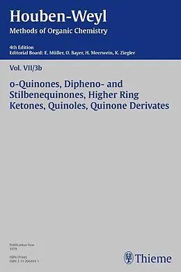 E-Book (pdf) Houben-Weyl Methods of Organic Chemistry Vol. VII/3b, 4th Edition von Peter Boldt, Heidi Müller-Dolezal, Anton Rieker