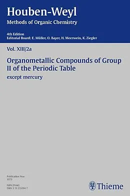 E-Book (pdf) Houben-Weyl Methods of Organic Chemistry Vol. XIII/2a, 4th Edition von Peter Müller, Heidi Müller-Dolezal, Karl Nützel