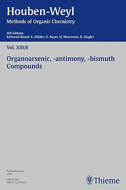E-Book (pdf) Houben-Weyl Methods of Organic Chemistry Vol. XIII/8, 4th Edition von Christine Kropf, Peter Müller, Heidi Müller-Dolezal