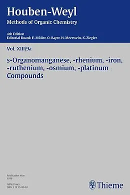 E-Book (pdf) Houben-Weyl Methods of Organic Chemistry Vol. XIII/9a, 4th Edition von Christine Kropf, Peter Müller, Heidi Müller-Dolezal