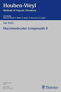 E-Book (pdf) Houben-Weyl Methods of Organic Chemistry Vol. XIV/2, 4th Edition von Heinz Herlinger, Peter Müller, Heidi Müller-Dolezal