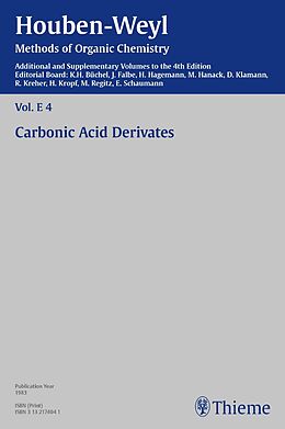 E-Book (pdf) Houben-Weyl Methods of Organic Chemistry Vol. E 4, 4th Edition Supplement von Bernd Baasner, Alfons Hartmann, Gerhard Heywang