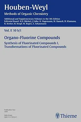 E-Book (pdf) Houben-Weyl Methods of Organic Chemistry Vol. E 10b/1, 4th Edition Supplement von Bernd Baasner, Jörg Pietruszka, Michael Harold Rock