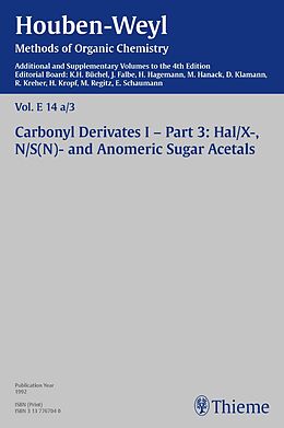 E-Book (pdf) Houben-Weyl Methods of Organic Chemistry Vol. E 14a/3, 4th Edition Supplement von Karl-Heinz Büchel, Christine Kropf, Oswald Lockhoff