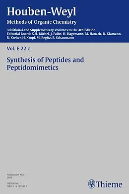 E-Book (pdf) Houben-Weyl Methods of Organic Chemistry Vol. E 22c, 4th Edition Supplement von Paul Bartlett, Dale L. Boger, Steven Lane Castle