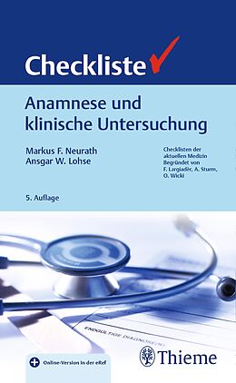E-Book (pdf) Checkliste Anamnese und klinische Untersuchung von 