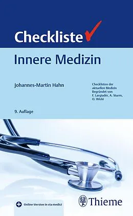 E-Book (epub) Checkliste Innere Medizin von Johannes-Martin Hahn