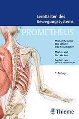 Textkarten / Symbolkarten PROMETHEUS LernKarten des Bewegungssystems von Michael Schünke, Erik Schulte, Udo Schumacher