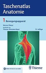 Set mit div. Artikeln (Set) Taschenatlas Anatomie, Band 1: Bewegungsapparat von Werner Platzer