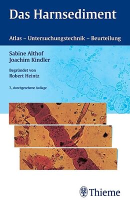 Kartonierter Einband Das Harnsediment von Sabine Althof, Joachim Kindler