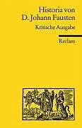 Historia von D. Johann Fausten. Kritische Ausgabe