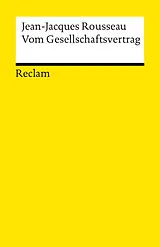 Kartonierter Einband (Kt) Vom Gesellschaftsvertrag von Jean-Jacques Rousseau