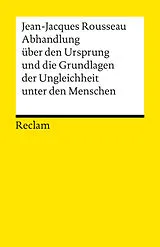 Kartonierter Einband Abhandlung über den Ursprung und die Grundlagen der Ungleichheit unter den Menschen von Jean-Jacques Rousseau