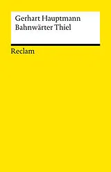 Kartonierter Einband Bahnwärter Thiel. Novellistische Studie von Gerhart Hauptmann