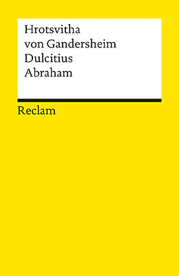 Kartonierter Einband Dulcitius. Abraham von Hrotsvitha von Gandersheim