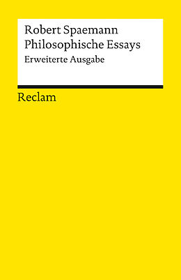 Kartonierter Einband Philosophische Essays von Robert Spaemann