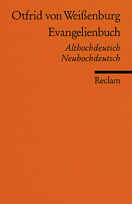 Kartonierter Einband Evangelienbuch von Otfrid von Weissenburg